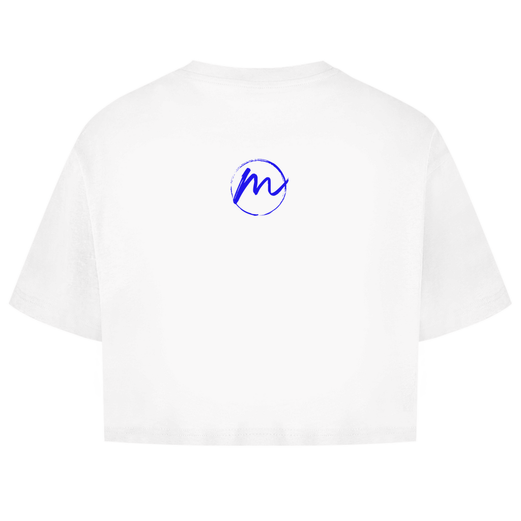 Damen Oversize Crop Top "salt & soul"