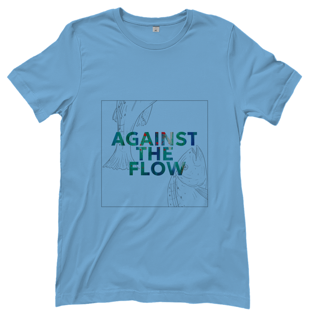 Damen T-Shirt "against the flow"