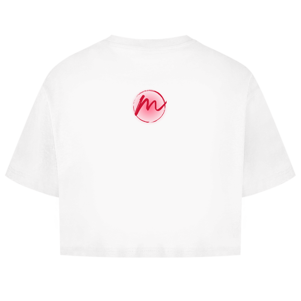 Damen Oversize Crop Top "out of bubble"