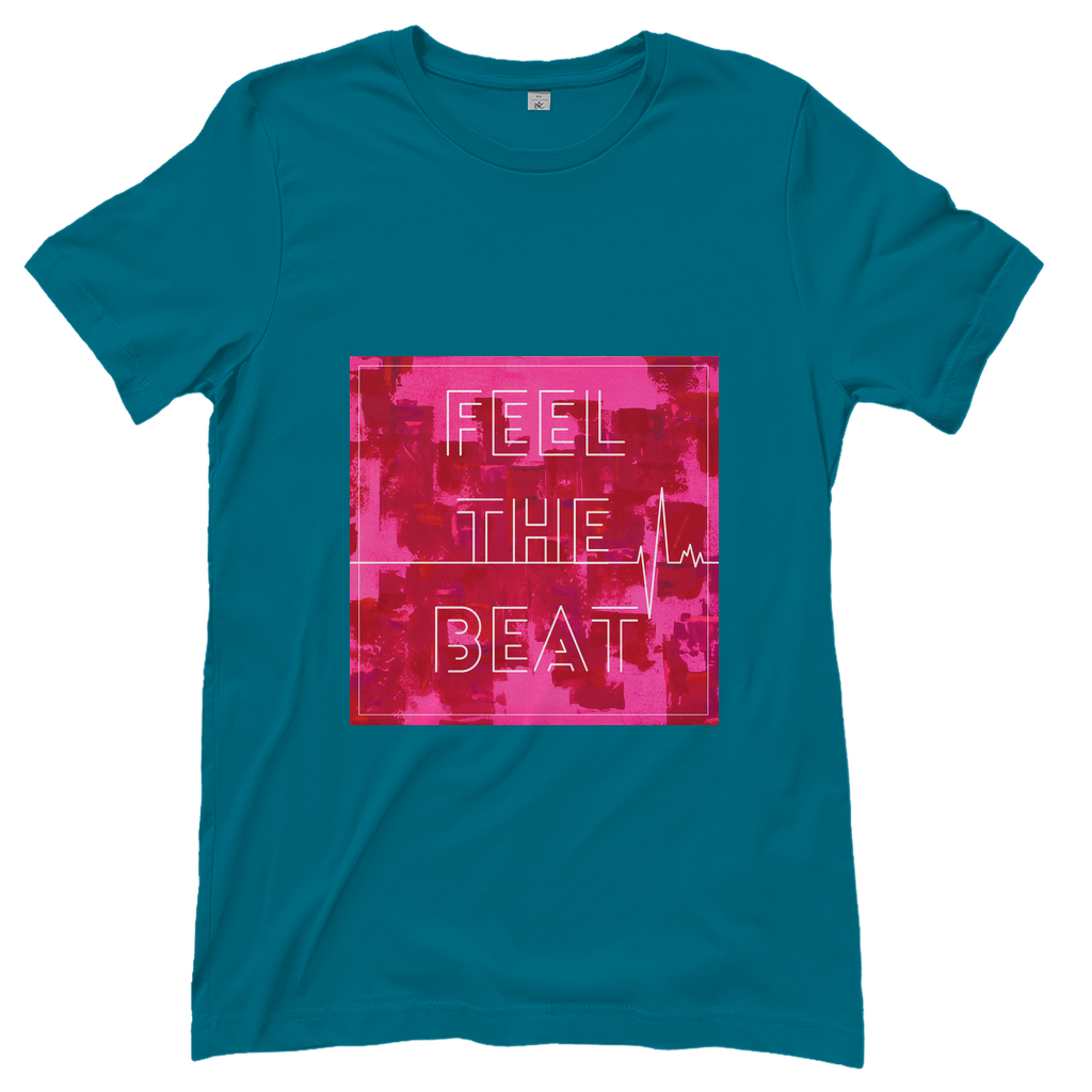 Damen T-Shirt "feel the beat"