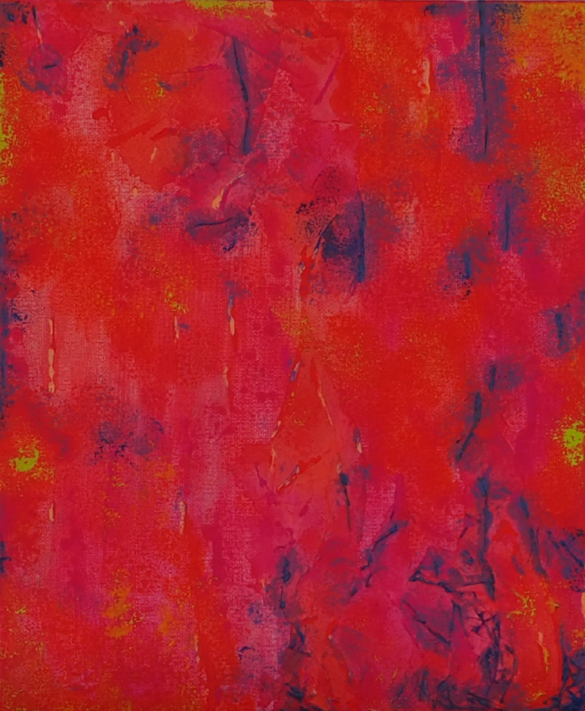 Originales Kunstwerk "In Farbe leben - Faser.Bruch.Sediment"