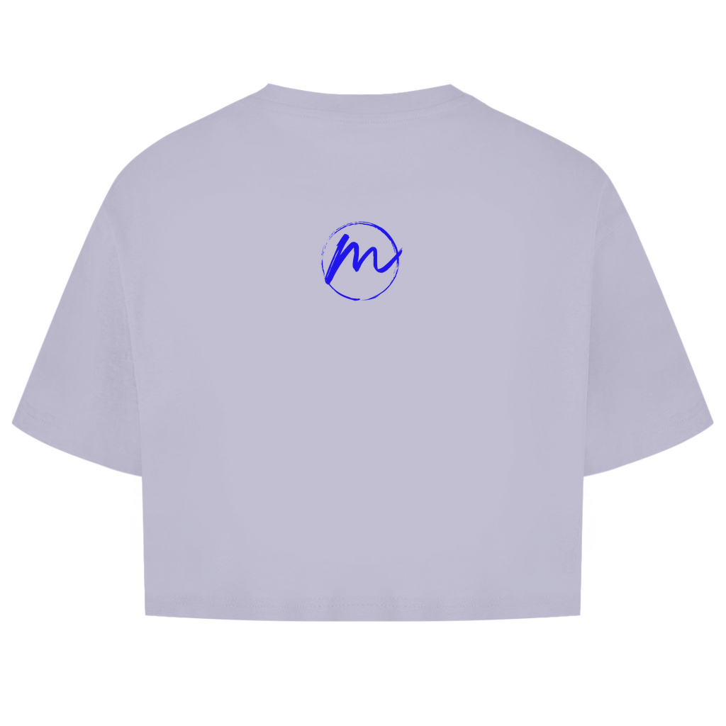 Damen Oversize Crop Top "salt & soul"