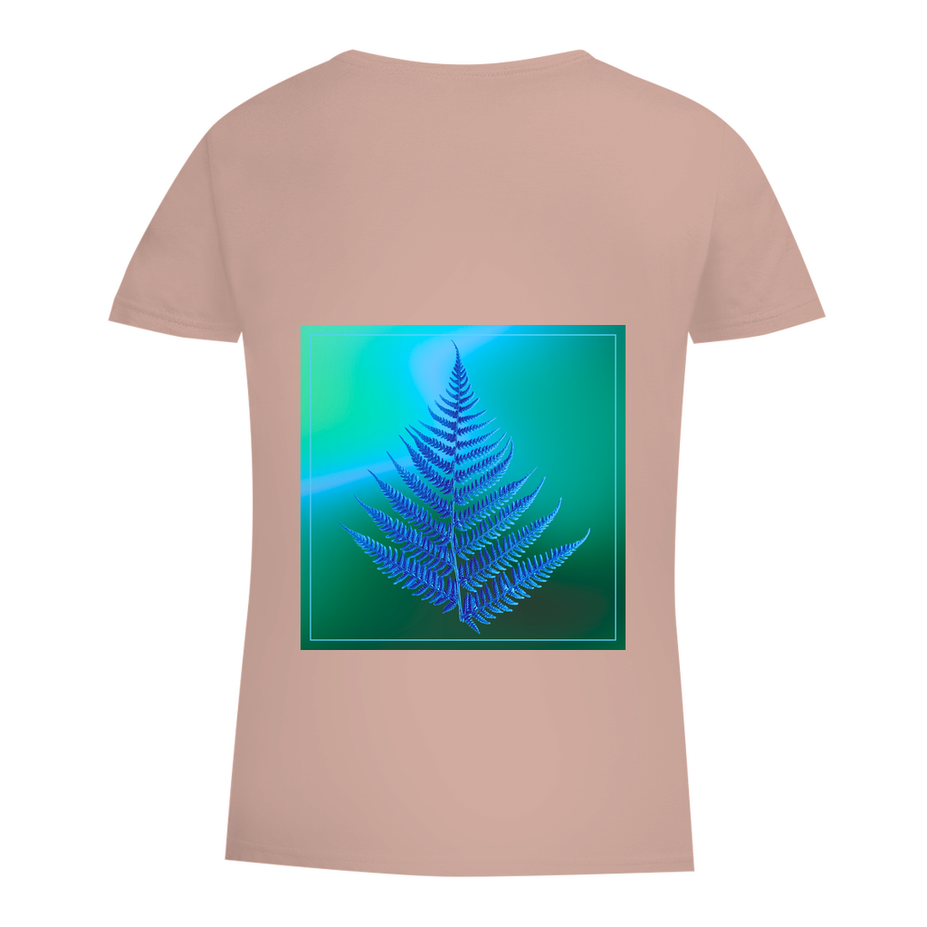 Damen Premium Bio T-Shirt "electric jungle"