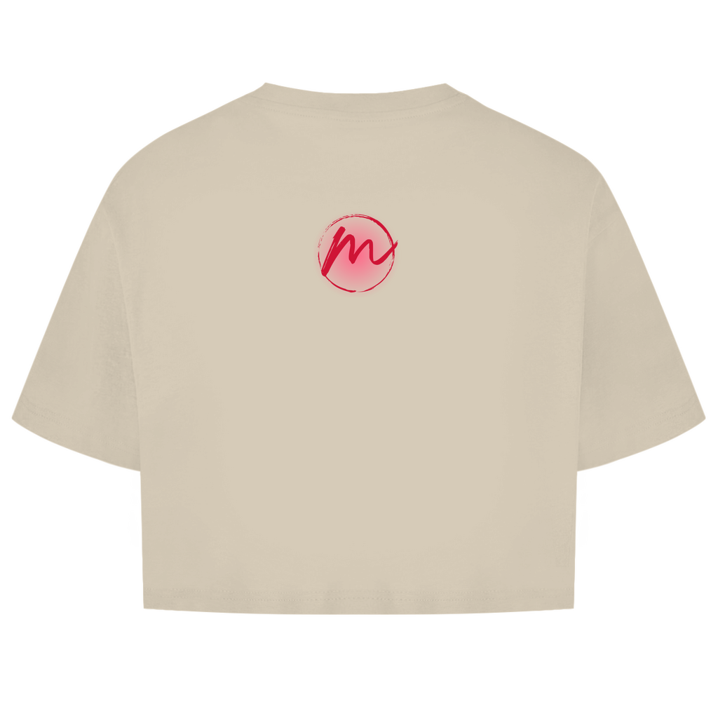 Damen Oversize Crop Top "out of bubble"