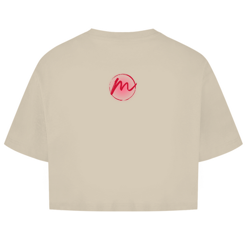 Damen Oversize Crop Top "out of bubble"