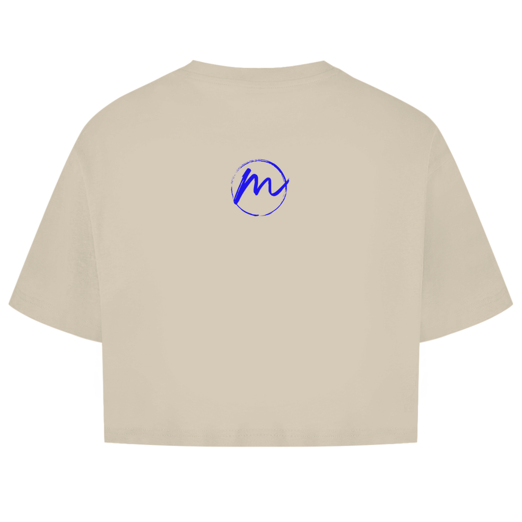 Damen Oversize Crop Top "salt & soul"