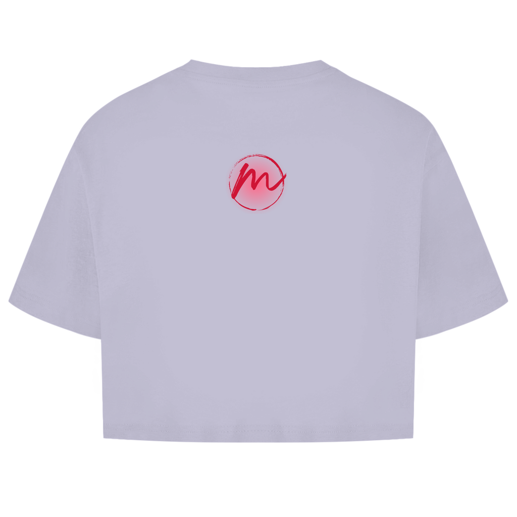 Damen Oversize Crop Top "out of bubble"