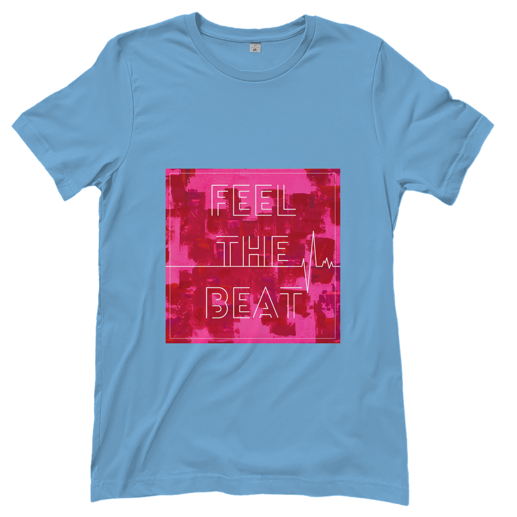 Damen T-Shirt "feel the beat"