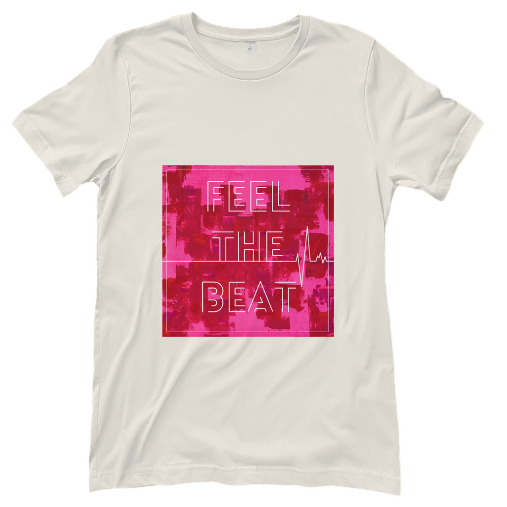 Damen T-Shirt "feel the beat"
